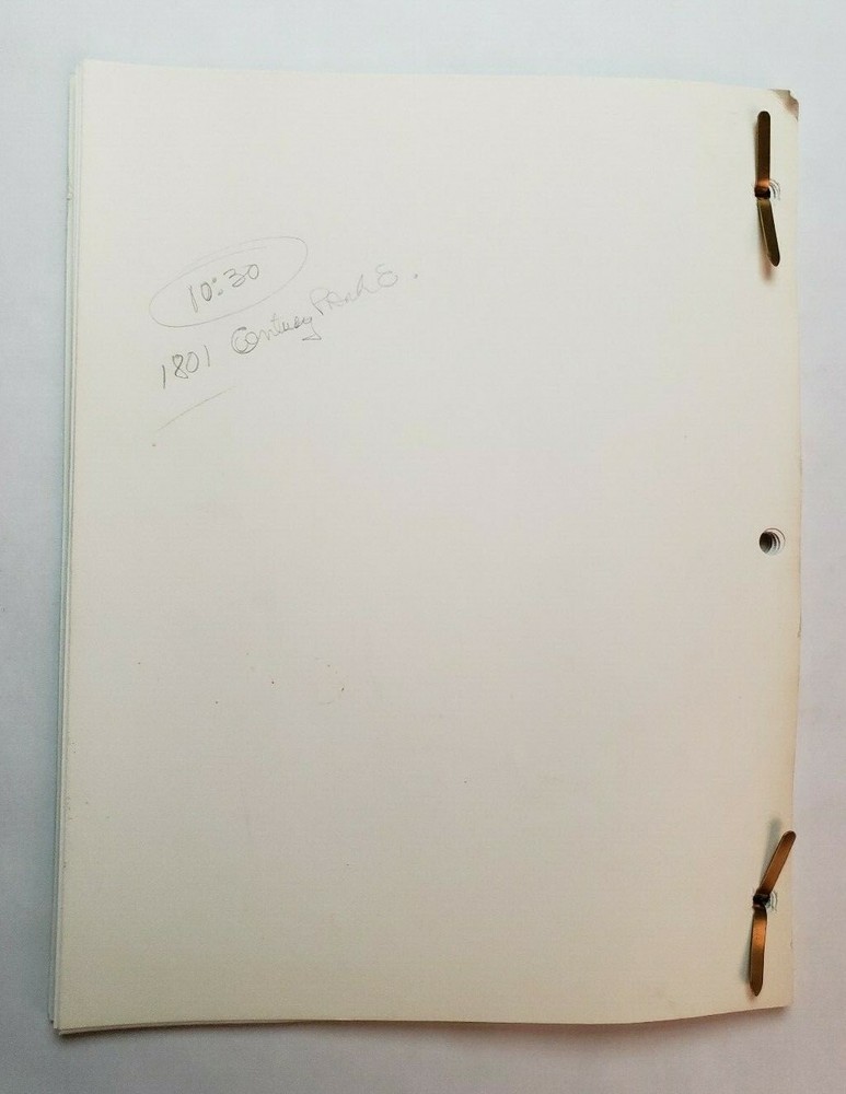 NURSES / Mitchell Hurwitz 1994 TV Show Script, Stephanie Hodge "Eat Something"