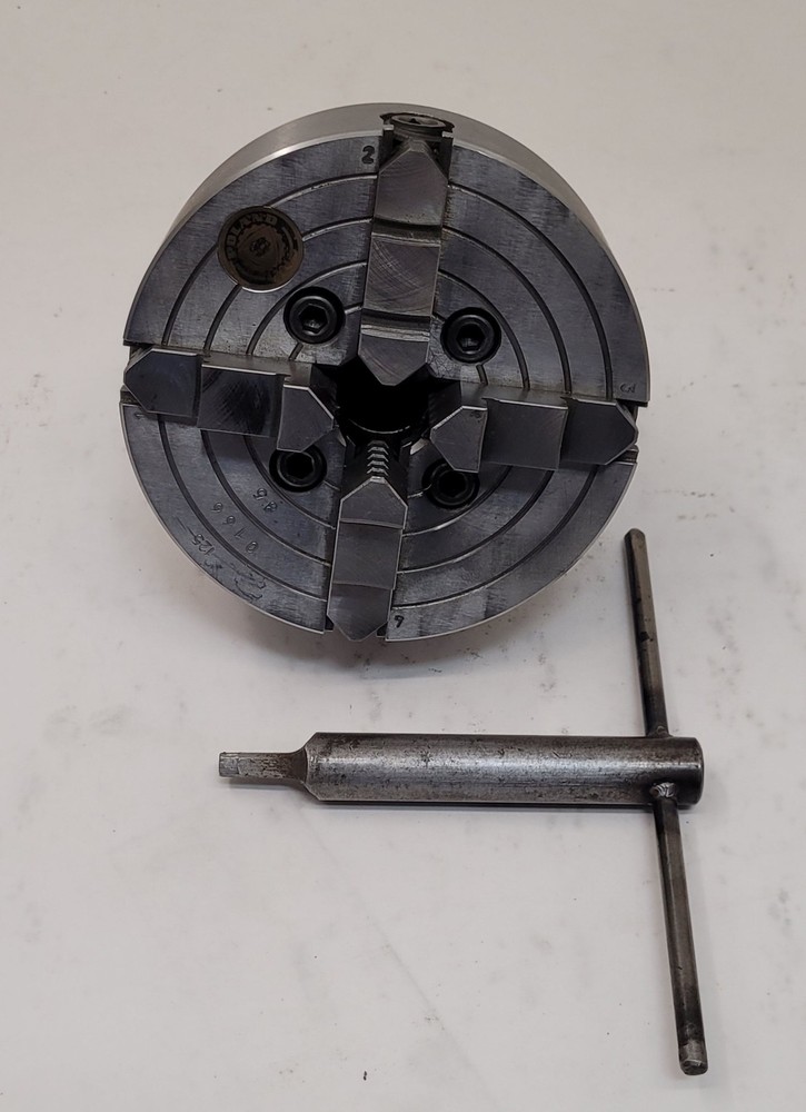 Bison – 5in – 4 Jaw 5C Collet Chuck