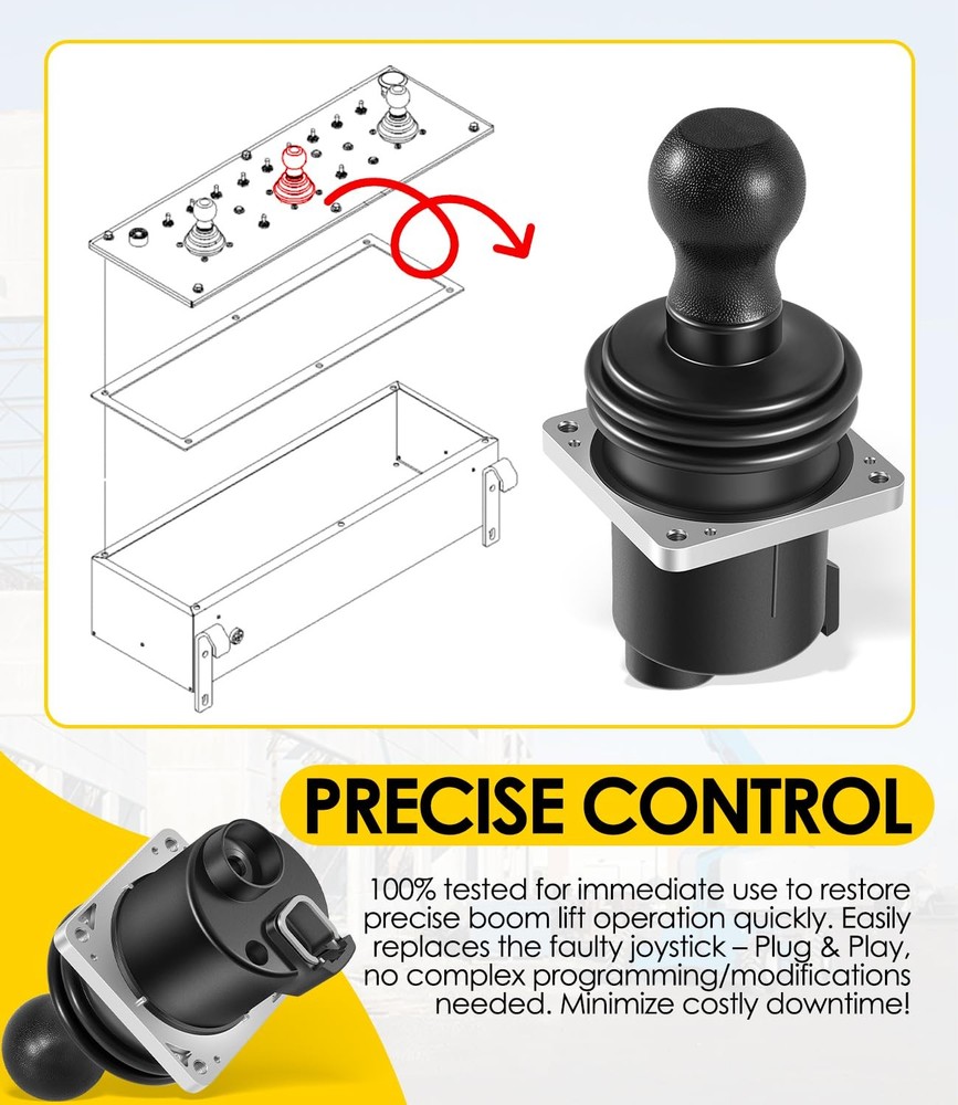 101175 101175GT Single Axis Ball Handle Joystick Controller for Genie Straight