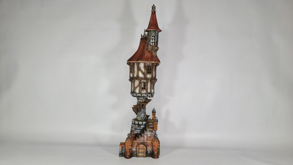 3d printed wizard tower 32mm DnD Miniatures, Tabletop, RPG, War Game