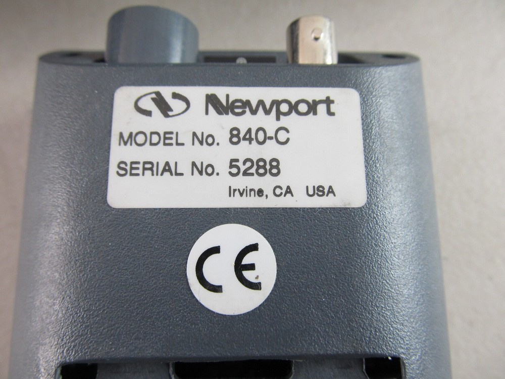 NEWPORT OPTICAL POWER METER MODEL 840 w/ Case, Power Adapter