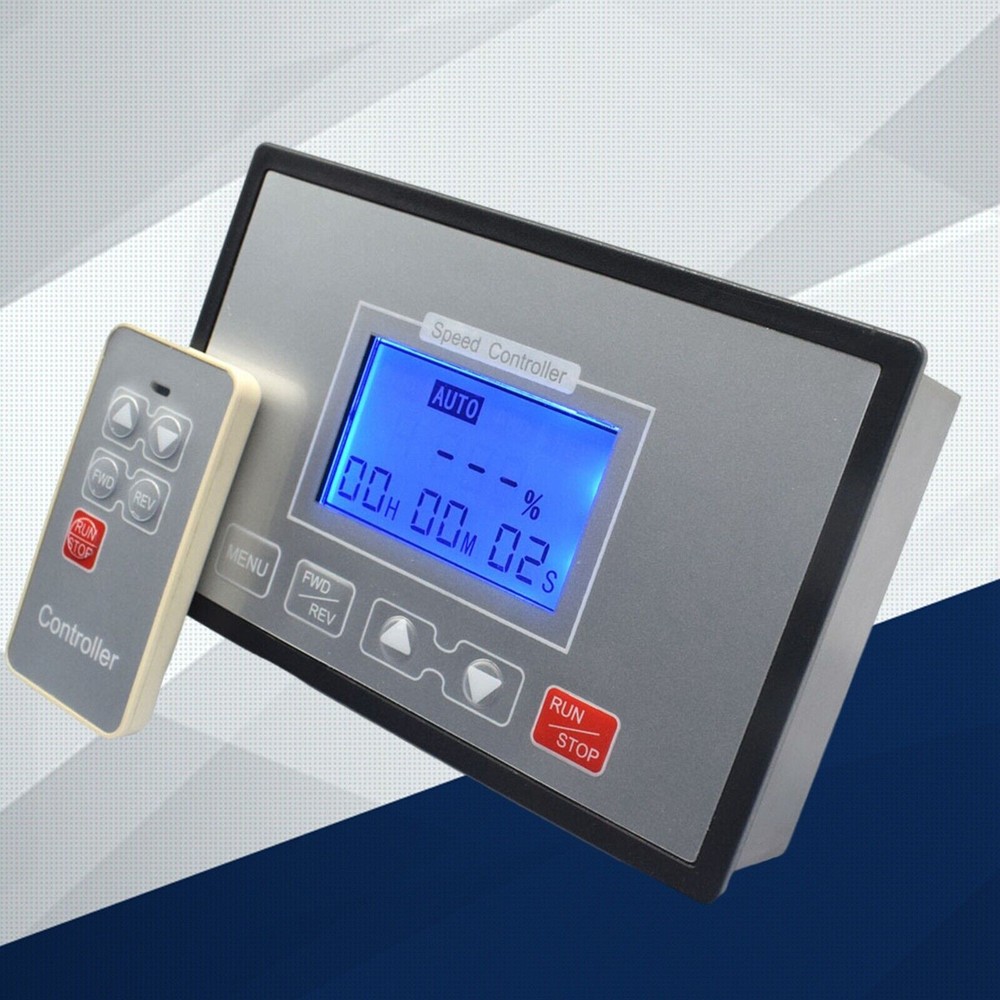 Speed Controller PWM DC Motor Timing Reversible Remote Control LCD-Display 60A