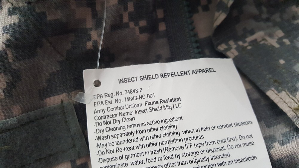 Army Combat Uniform Coat FR Medium Long Digital Camo NWT