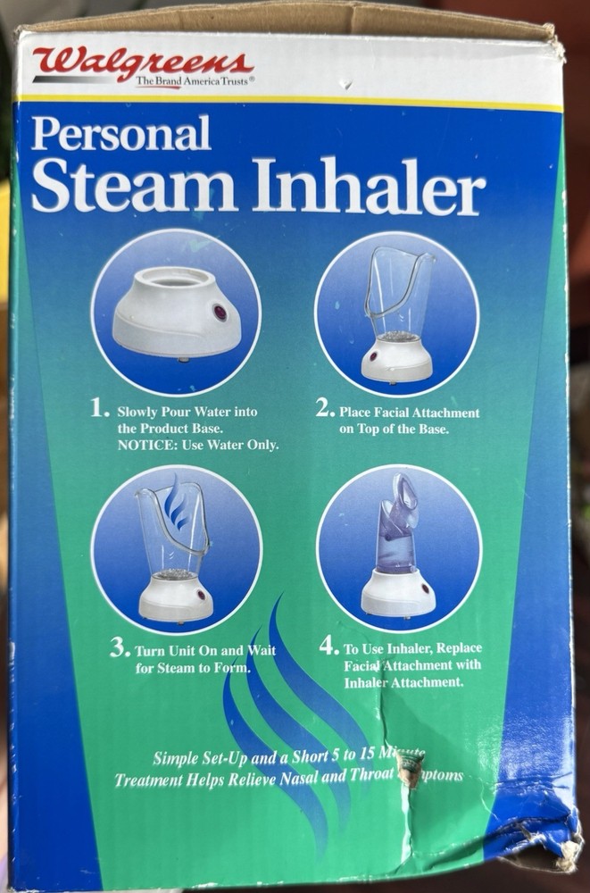 Walgreens Personal Inhaler NEW open box SINUS RELIEF