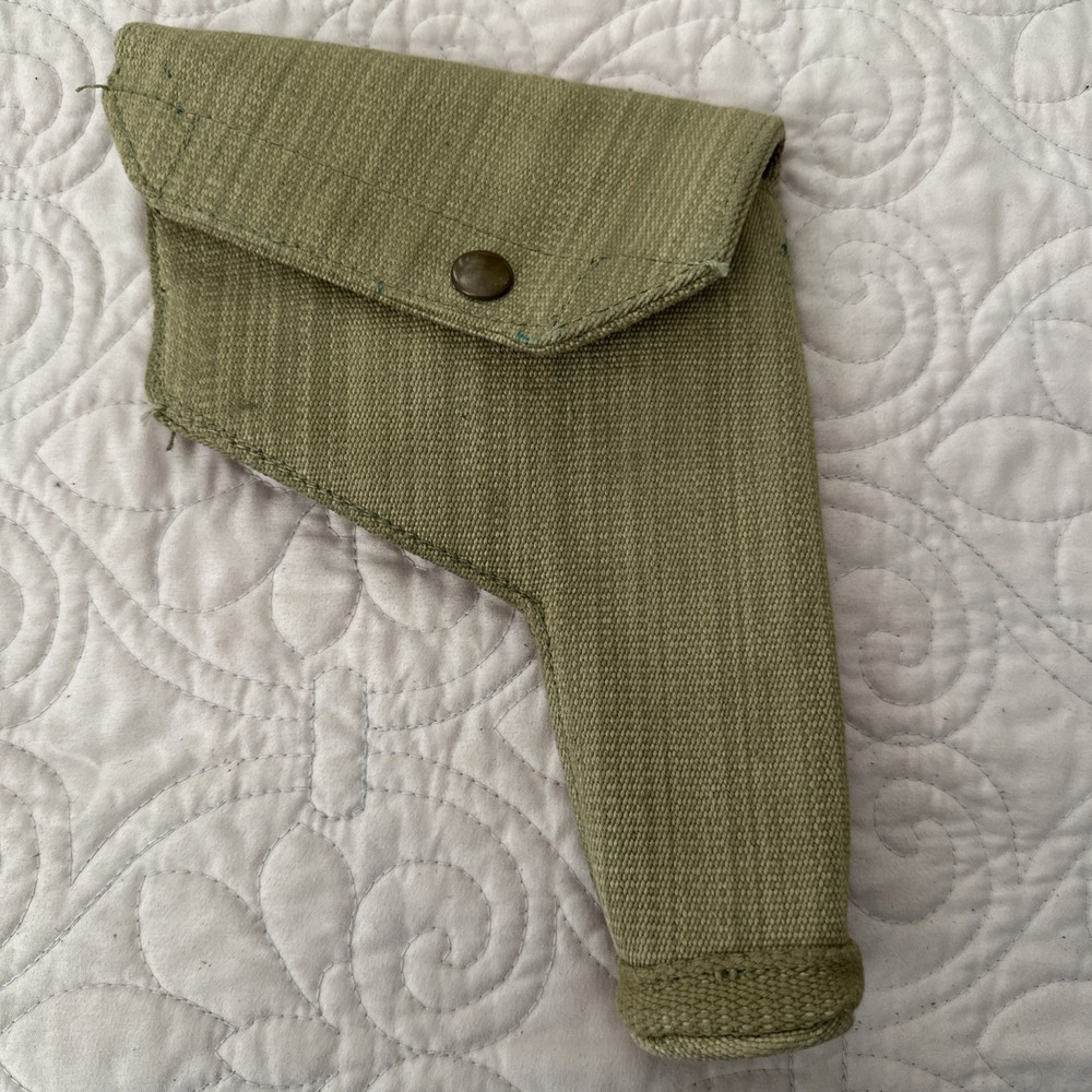 British Webley Canvas Holster, Possibly World War 2