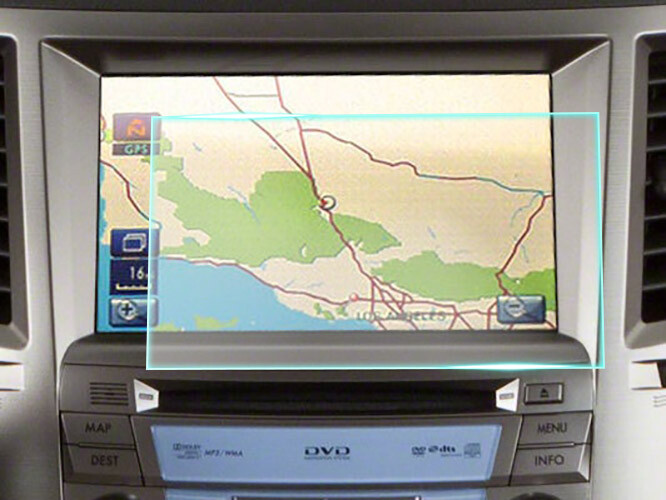 Crystal Clear Screen Protector for 2011 Subaru OutBack Vehicle Navigation