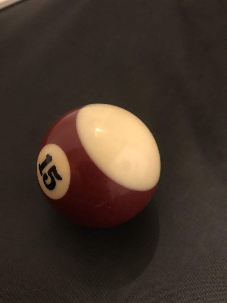 Billiard Pool Ball - Replacement # 15 Vintage