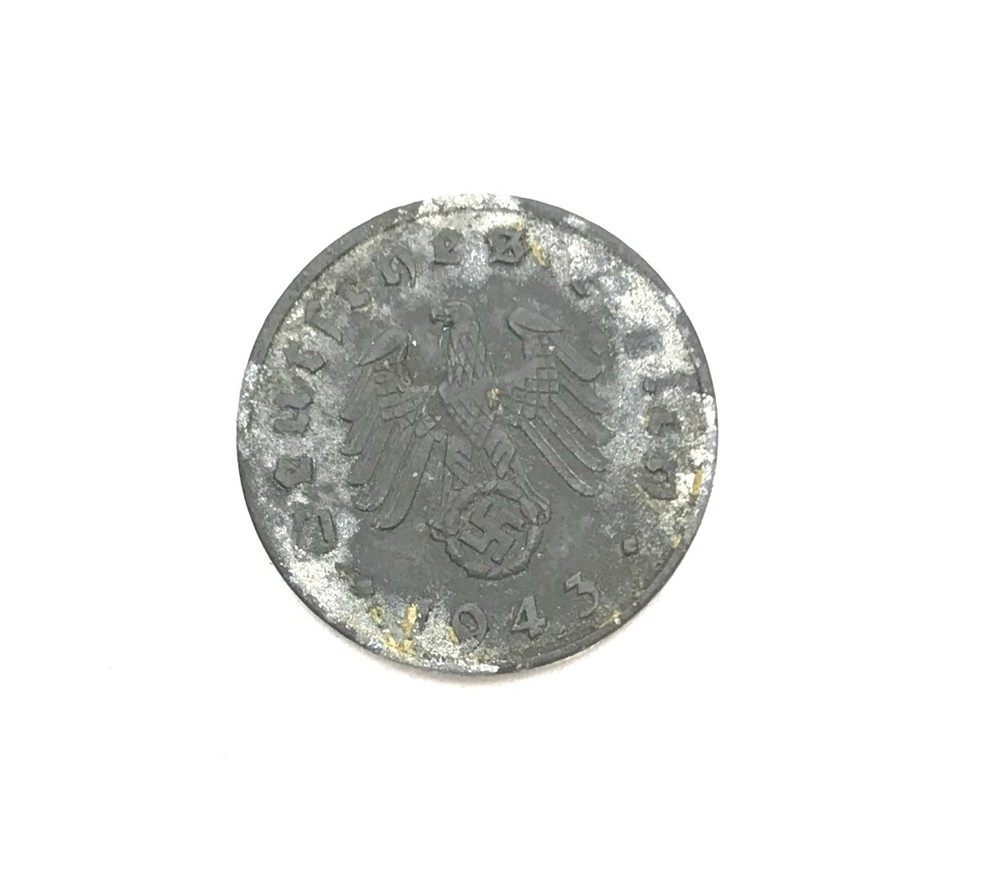 1943 Third Reich Reichspfennig - very dark