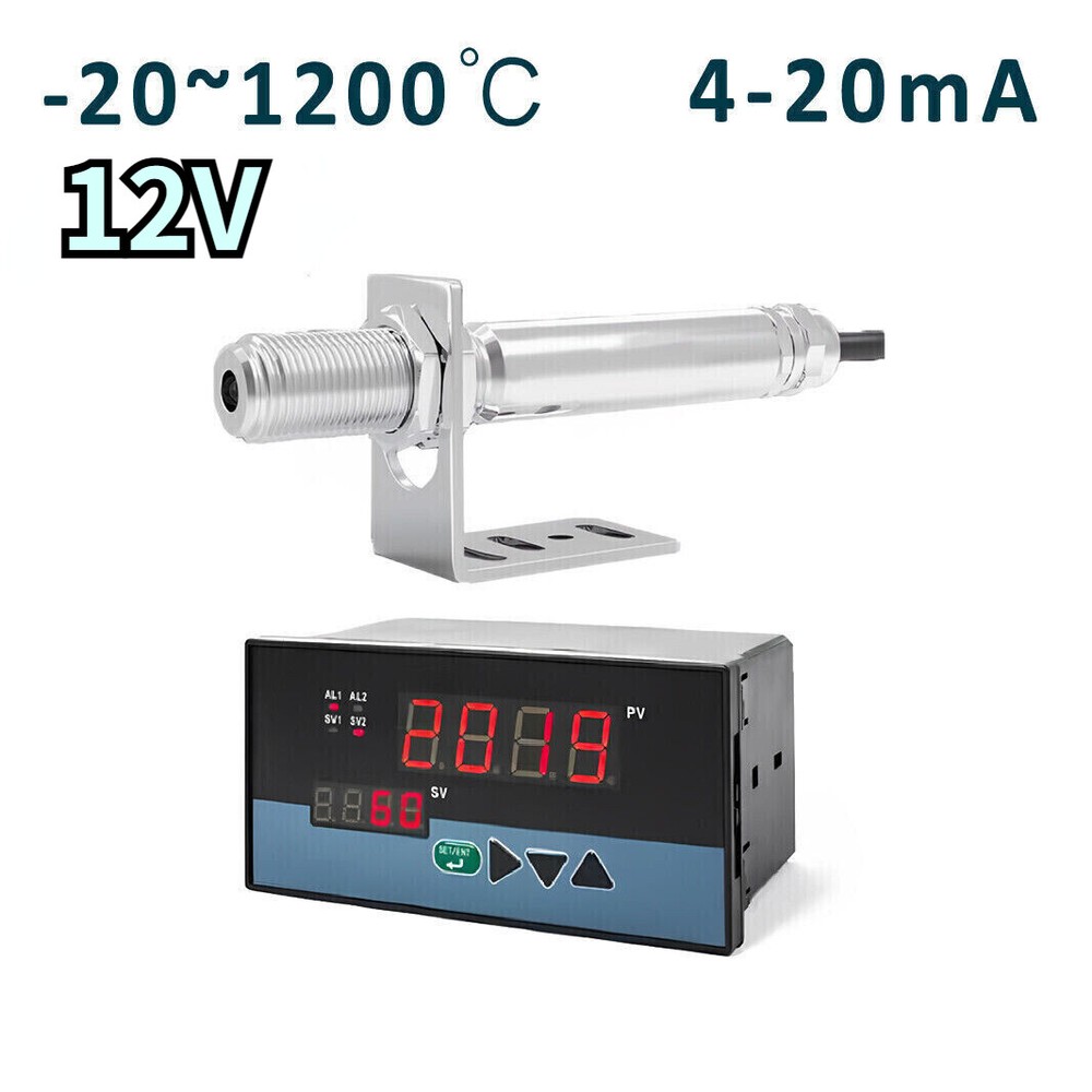 12V Controller Infrared Thermometer Sensor Non-contact Industrial Temperature