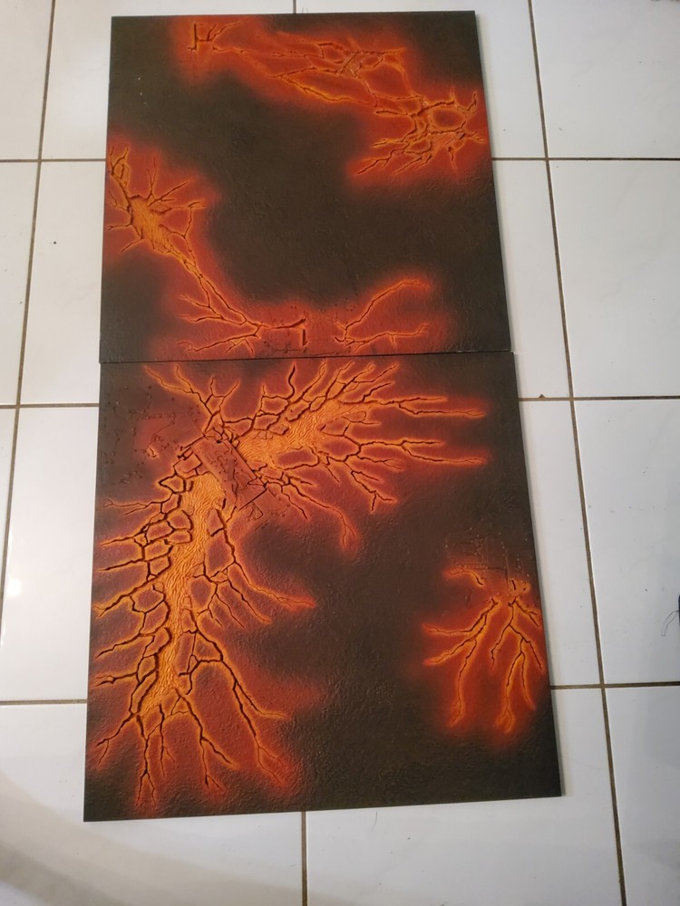 Warhammer 40 k table tiles 2pcs