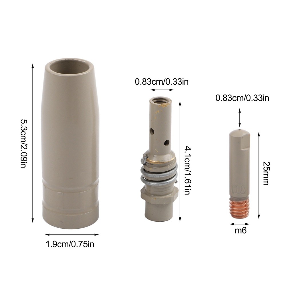 Mig Welder Tips Compatible With 0.03 In Diameter Comprehensive Welding Setup
