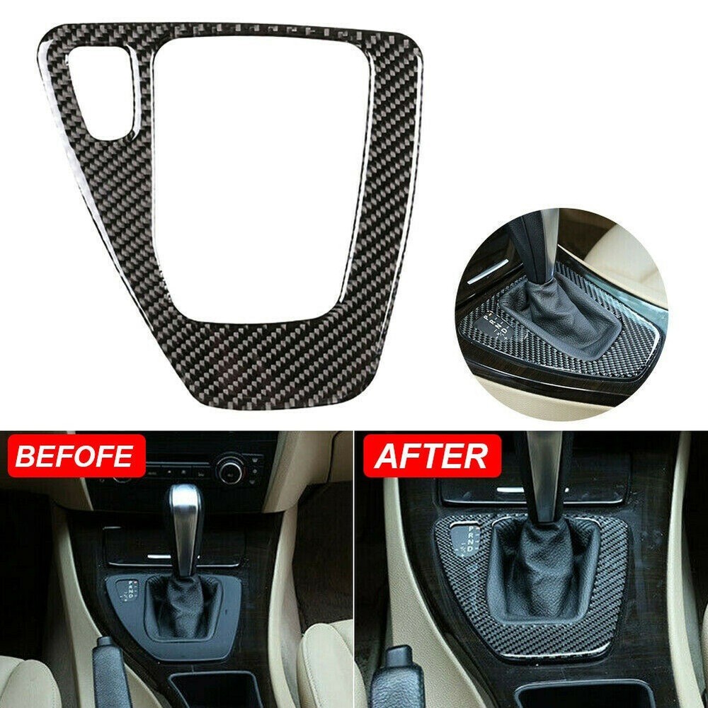 Carbon Fiber Control Box Trim For BMW 3 Series E90 E92 E93 2005-2012