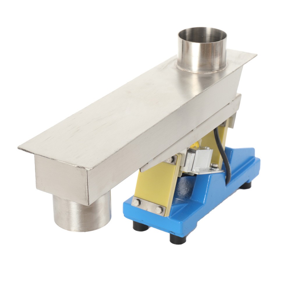GZV Small Vibrating Feeder Electromagnetic Shaking Feeding Machine w/ Controller