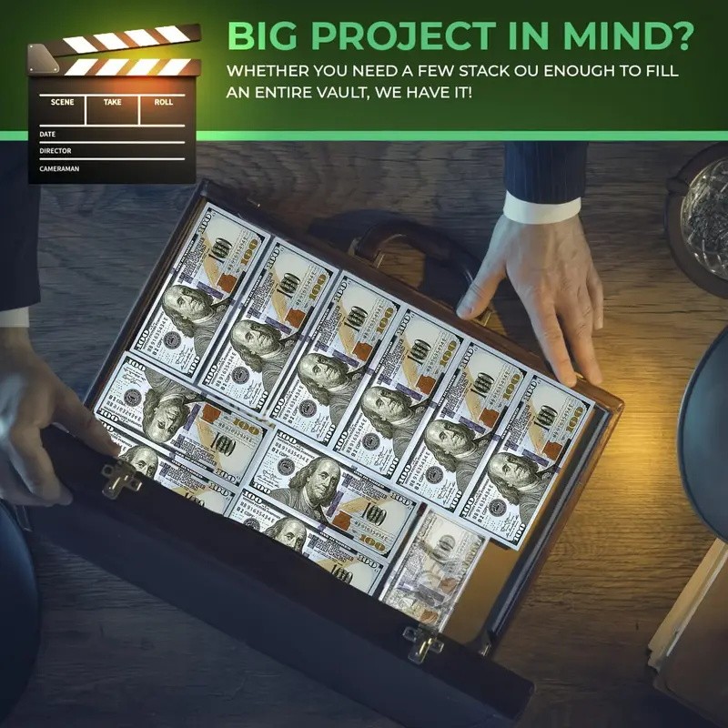 200 PCS Prop Fake Toys Money BANK GAMES CASH PAPER 100 DOLLAR BILLS $ US Toys