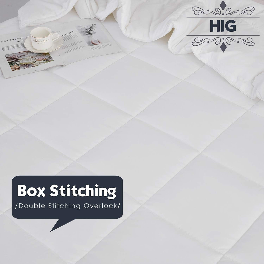 3Pc down Alternative Comforter Set - All Season Reversible Comforter with Two Sh