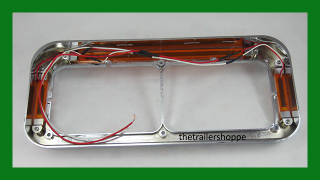 Headlight Bezel Visor Dual Light LED Peterbilt Freightliner Kenworth -1 Set
