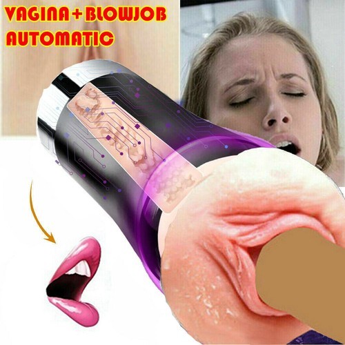 Automatic Masturbator Cup Male Stroker Handsfree Pocket Pussy for Men Sex Toy
