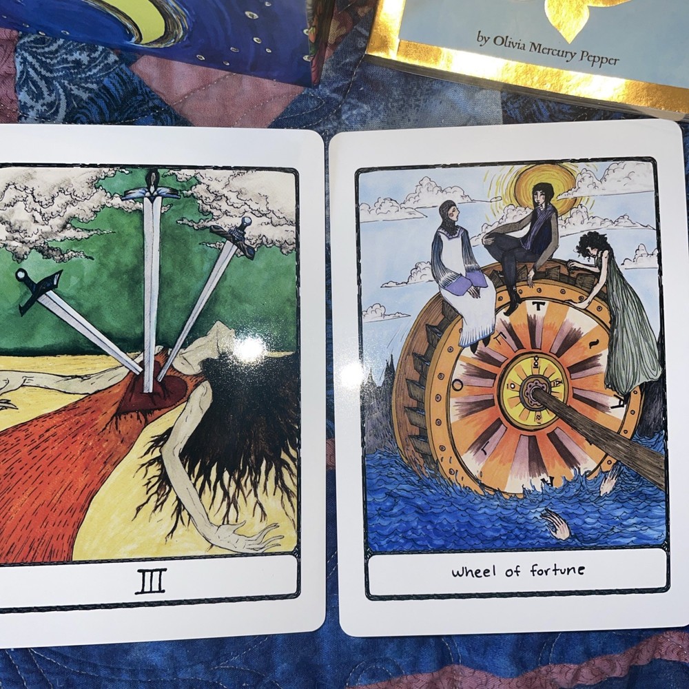 The Efflorescent Tarot By Olivia Mercury Pepper Indie Deck