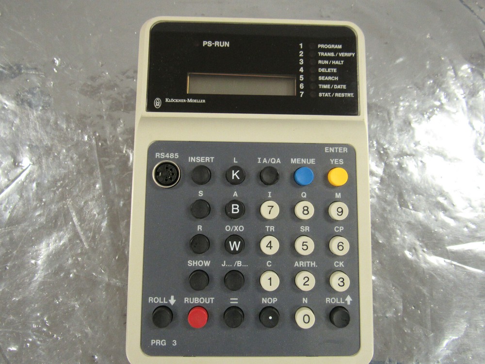 KLOCKNER MOELLER PRG3S HAND HELD PROGRAMMER (MINOR SCUFFS ON SCREEN) *NIB*