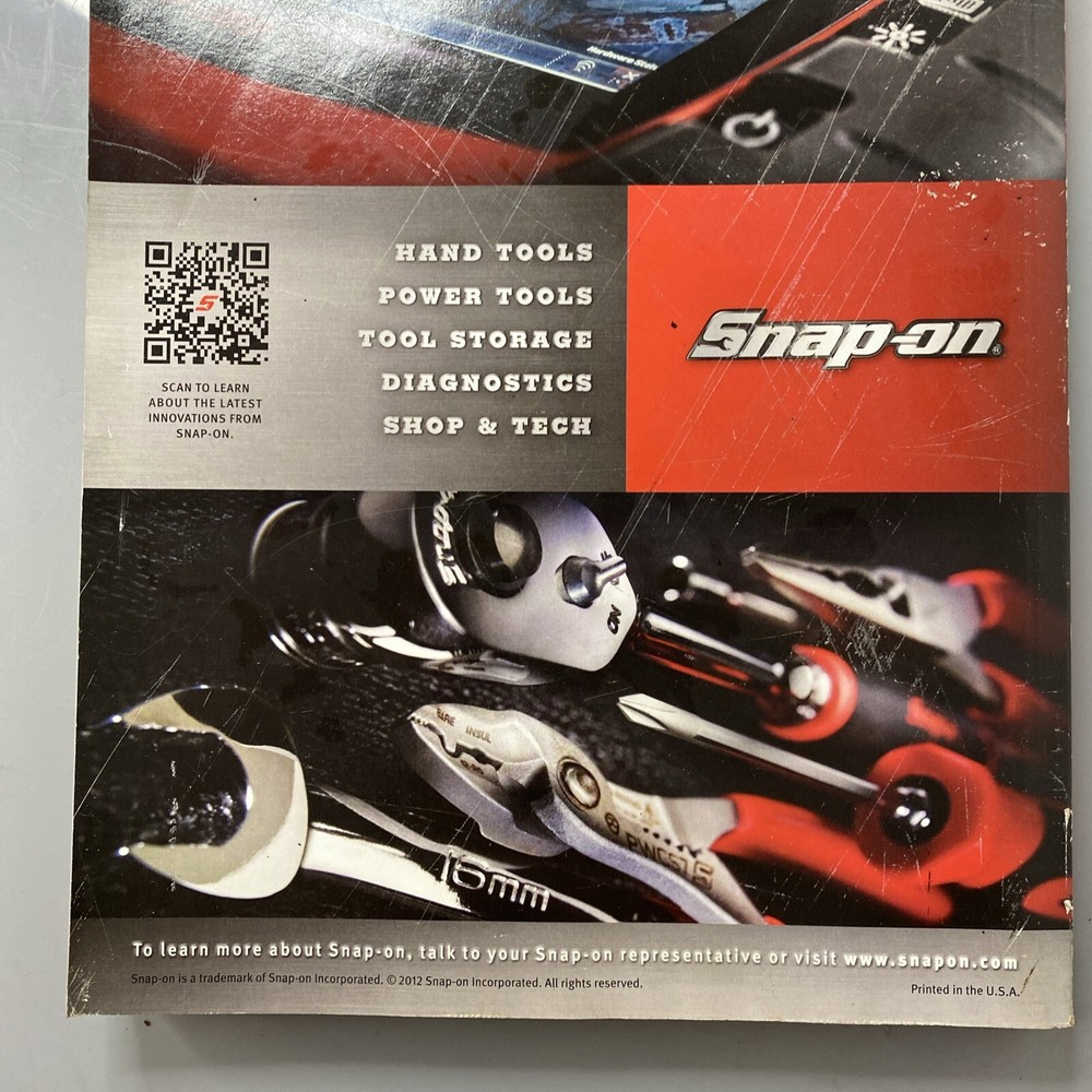 2012 Snap-On Tools Catalog #1200 over 600 pages