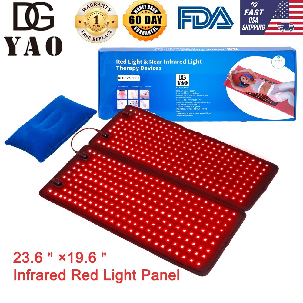 DGYAO Infrared Light Panel Red Light Therapy Blanket For Full Body Pain Relief