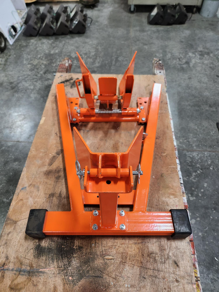 Orange Adjustable Heavy Duty Wheel Chock