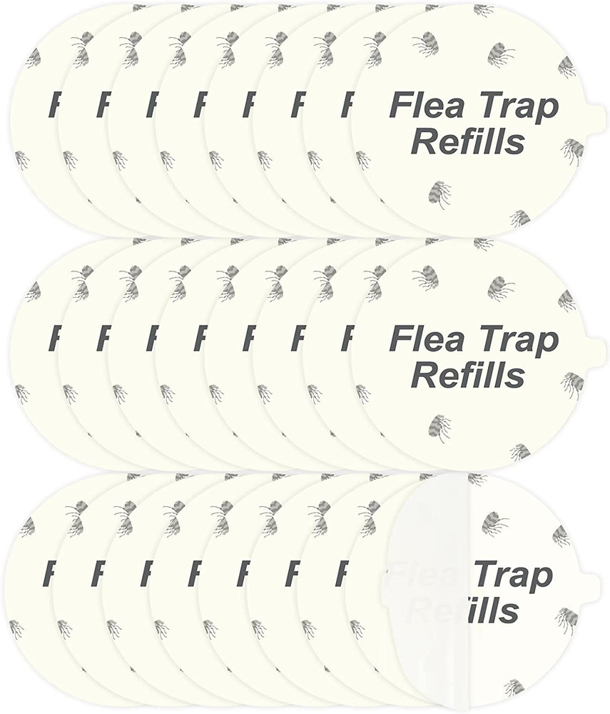 20 Pack Flea Trap Refill Discs Replacement Glue Boards