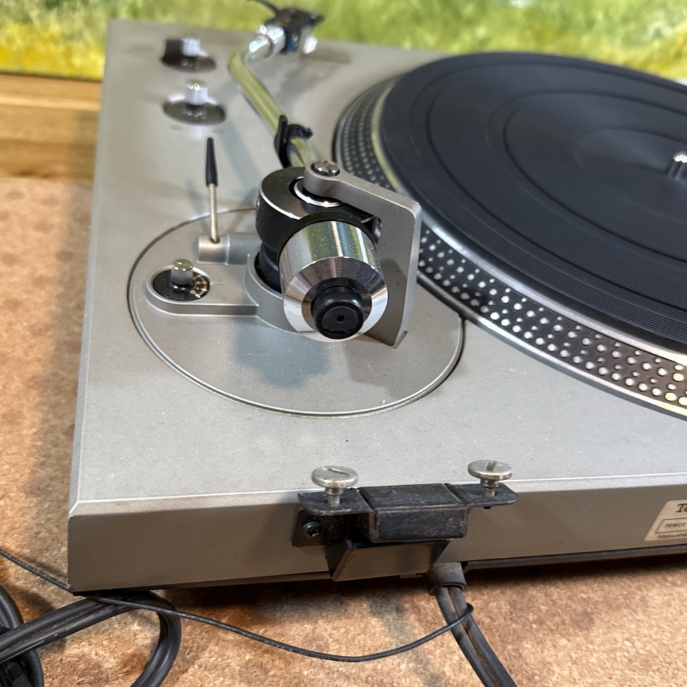 technics sl 1400 turntable Direct Drive Automatic Silver Vinyl Record Player