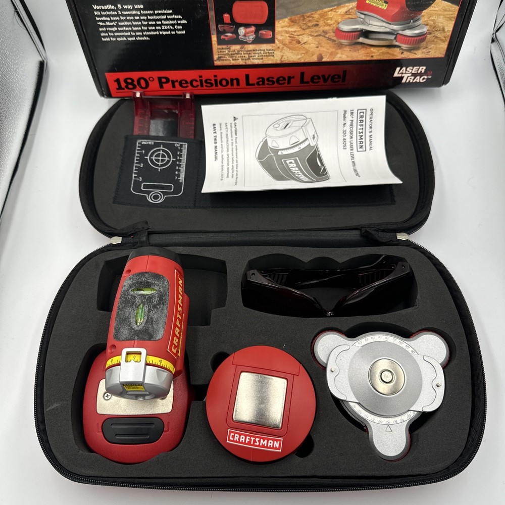 Craftsman Laser Trac Model 320.48253 Precision Laser Level