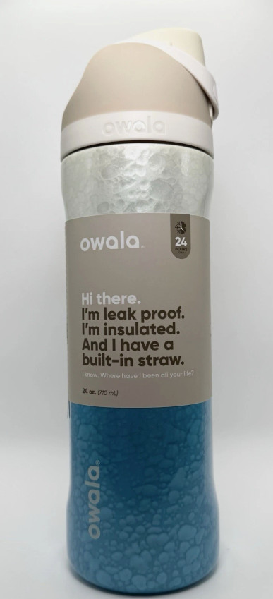 NEW Owala FreeSip 24oz / 32oz Rolling in Gradient Blue