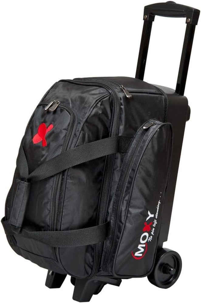 Moxy Double Roller Bowling Bag- Black