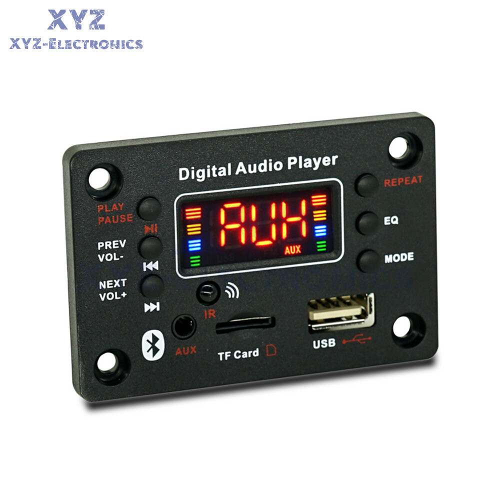 DC7-20V 2*40W Bluetooth Digital Audio Player MP3 Decoder / Power Amplifier Board