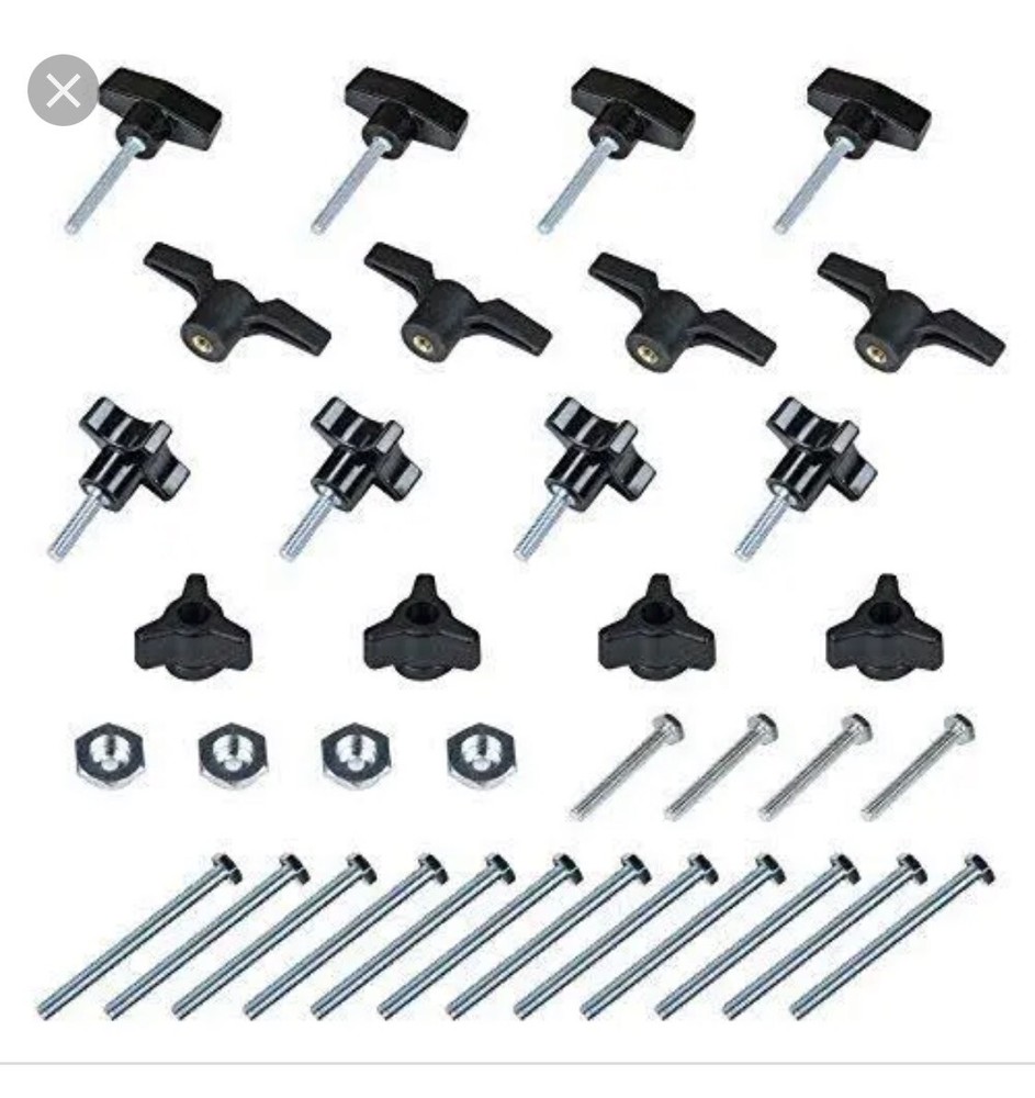 POWERTEC 36pcs Jig & Fixture Hardware Kit (71130)