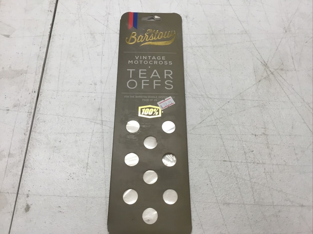 100% Barstow tearoffs 20 Pack