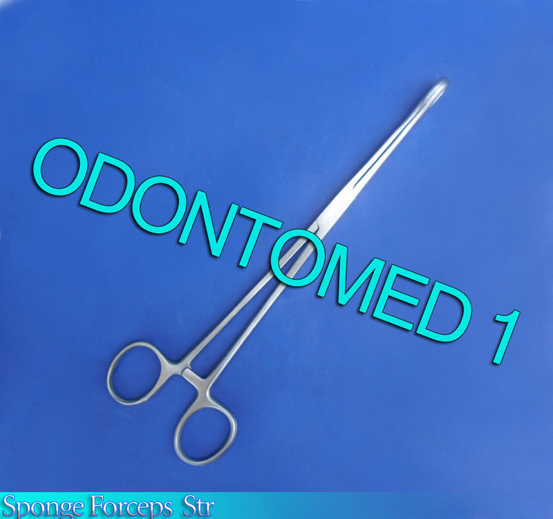 1 FOERSTER Sponge Forceps 8" Straight Surgical Instruments New