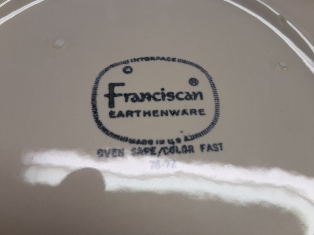 Fransiscan Earthenware serving bowl