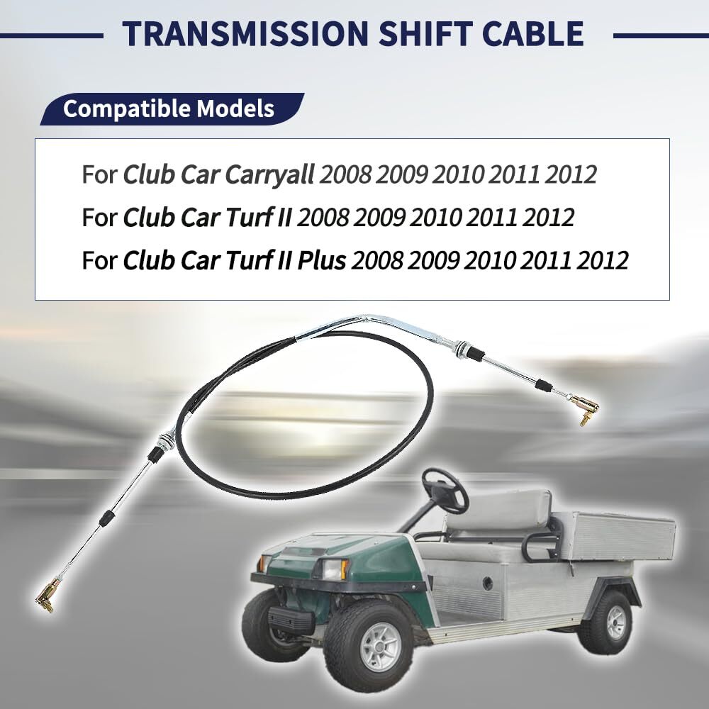 73" Golf Cart Forward ＆ Reverse Transmission Shift Cable Compatible with Club...
