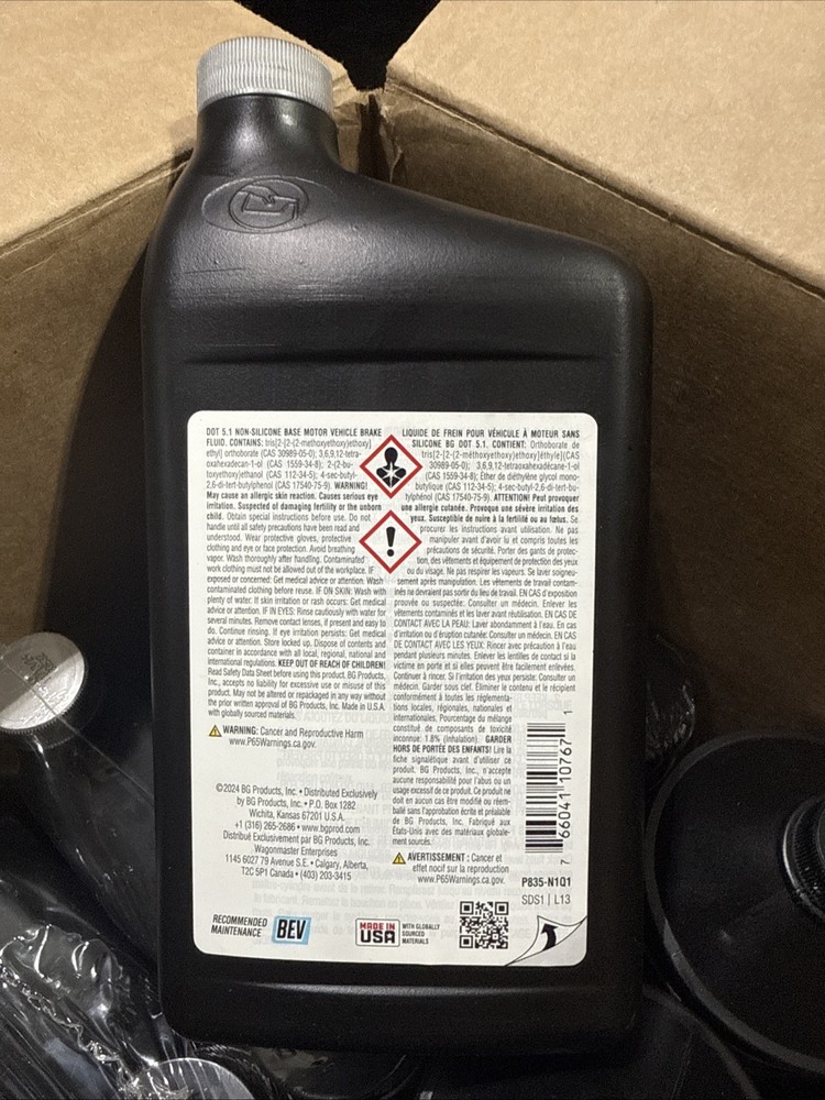 BG DOT 5.1 Brake Fluid