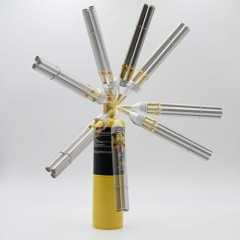 Triple Head MAPP Torch Made By Brass