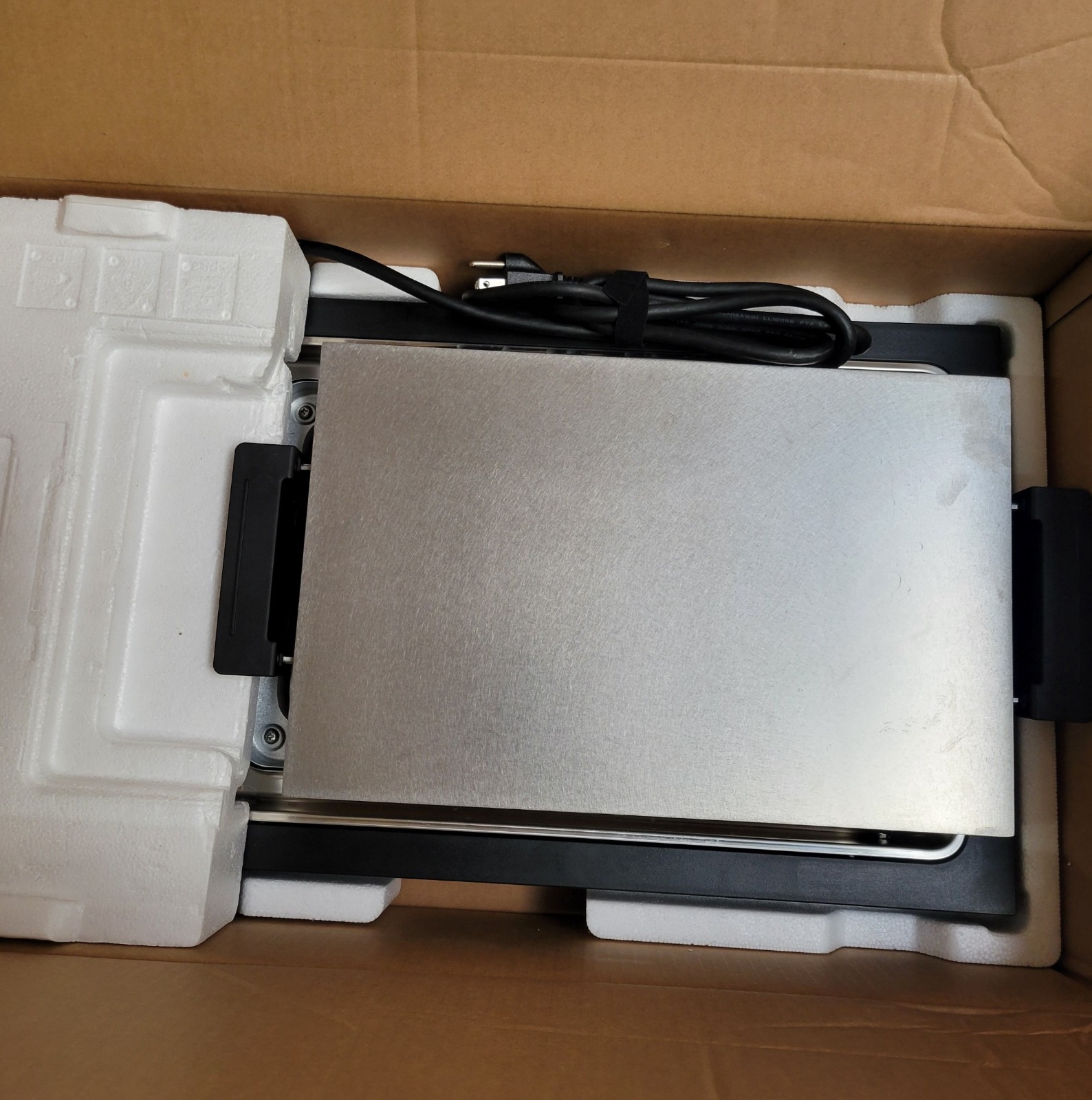 BALMUDA K10A-BK Hot Plate Pro  Stainless Steel Rectangular Shape (Open Box)