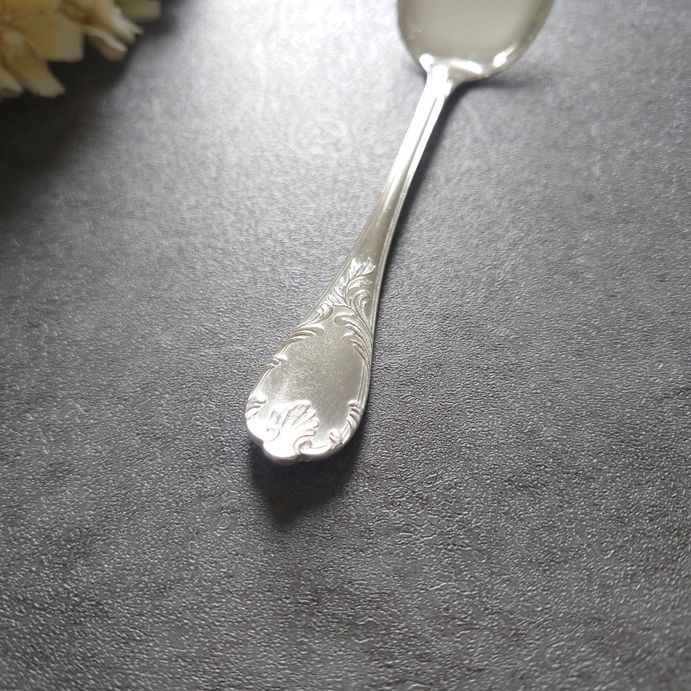 Christofle Marly 1pcs Silverplate Flatware Icecream Spoon Excellent