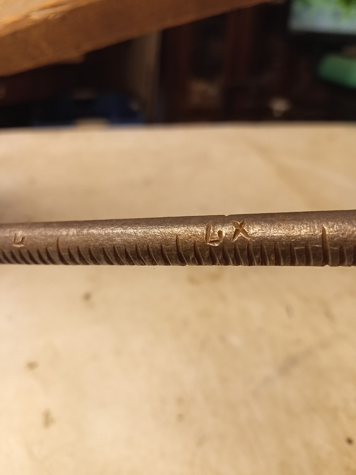 Antique Steelyard Scales With Roman Numerals Steel Primative