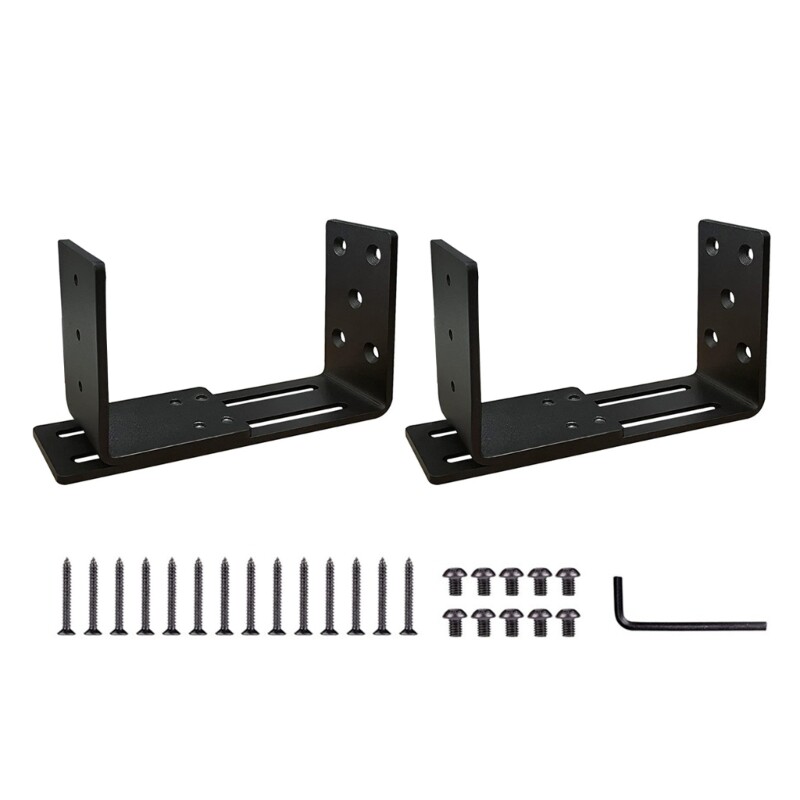 Durable Door Support Bracket Adjustable Door Barricades Bracket set for Outswing