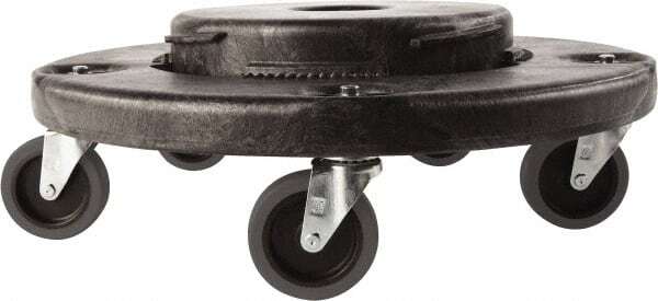 Rubbermaid High-Density Polyethylene Quiet Trash Can Dolly