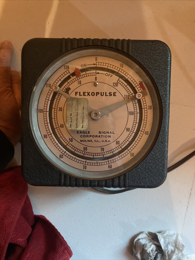 115 VOLTS EAGLE SIGNAL CORP. FLEX 0-120 PULSE TIMER 1