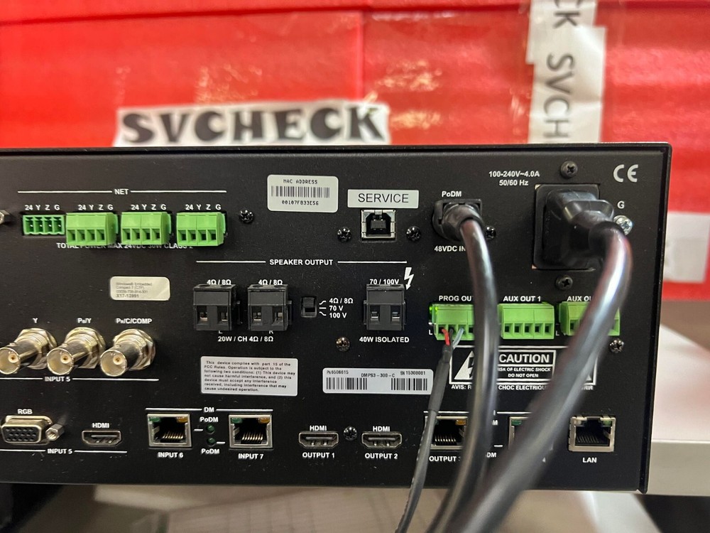 Crestron DMPS3-300-C 3-Series DM Presentation System 6606615