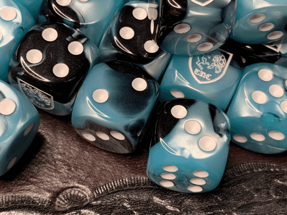Toroise & Hare Creations Six Sided 16mm D6 Die - Customized Dice Rabbit Turtle