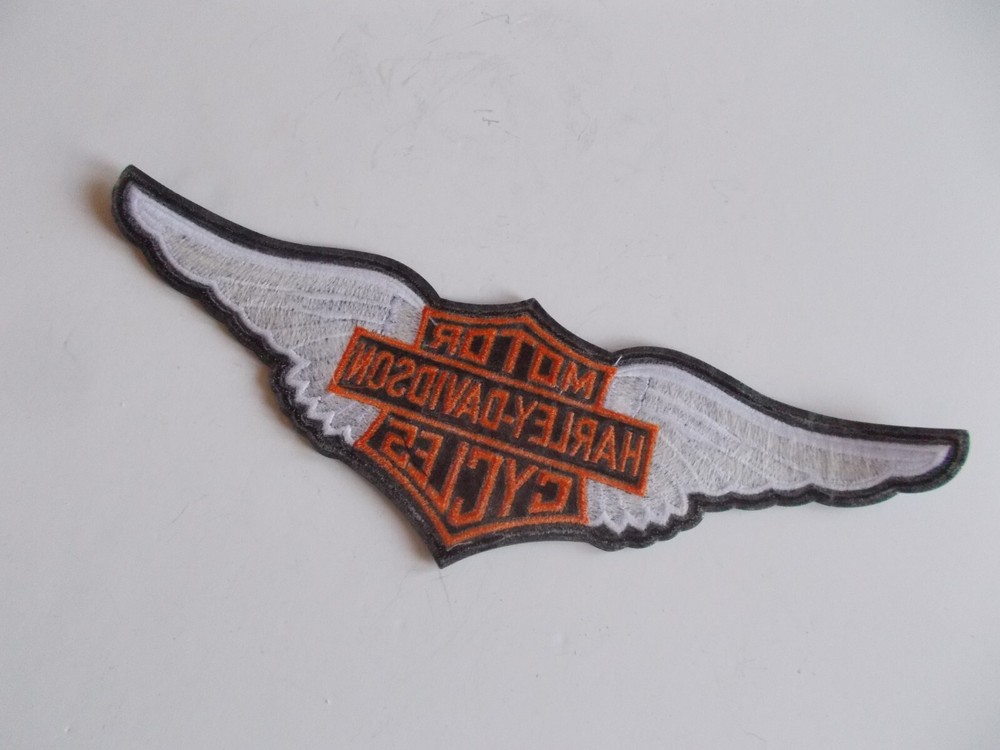 Large~Harley-Davidson~Wings~Patch~Emblem~12"~Biker~Motorcycle~Accessory