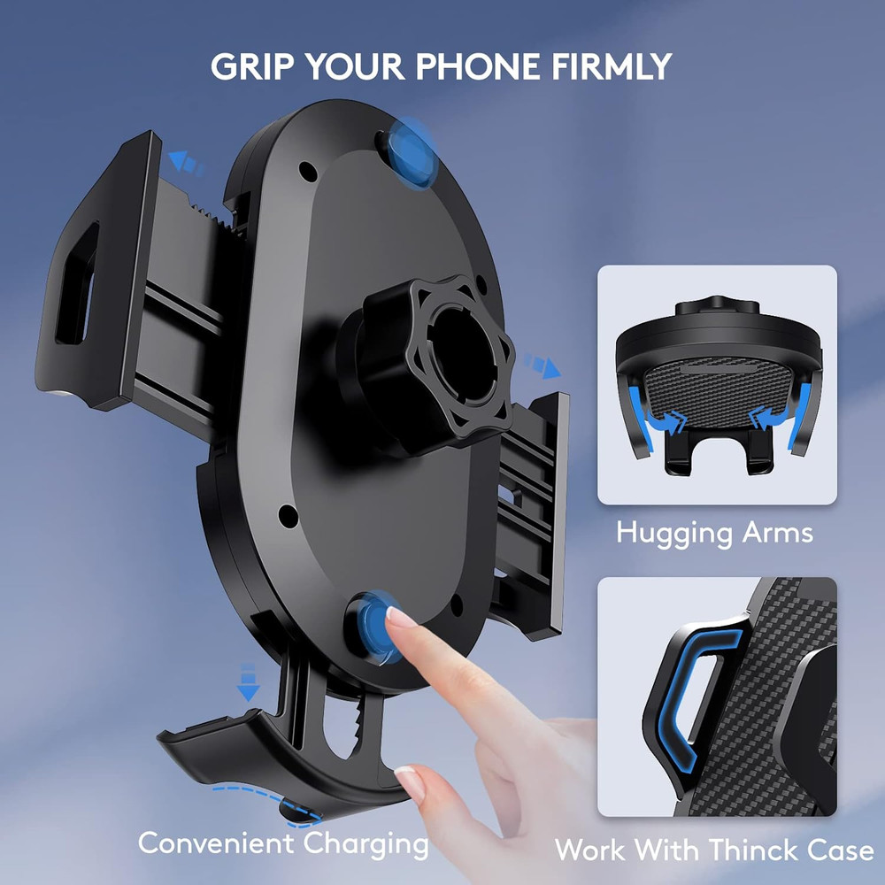 Car Phone Holder Mount Dashboard Windshield 360 Adjustable Strong Suction