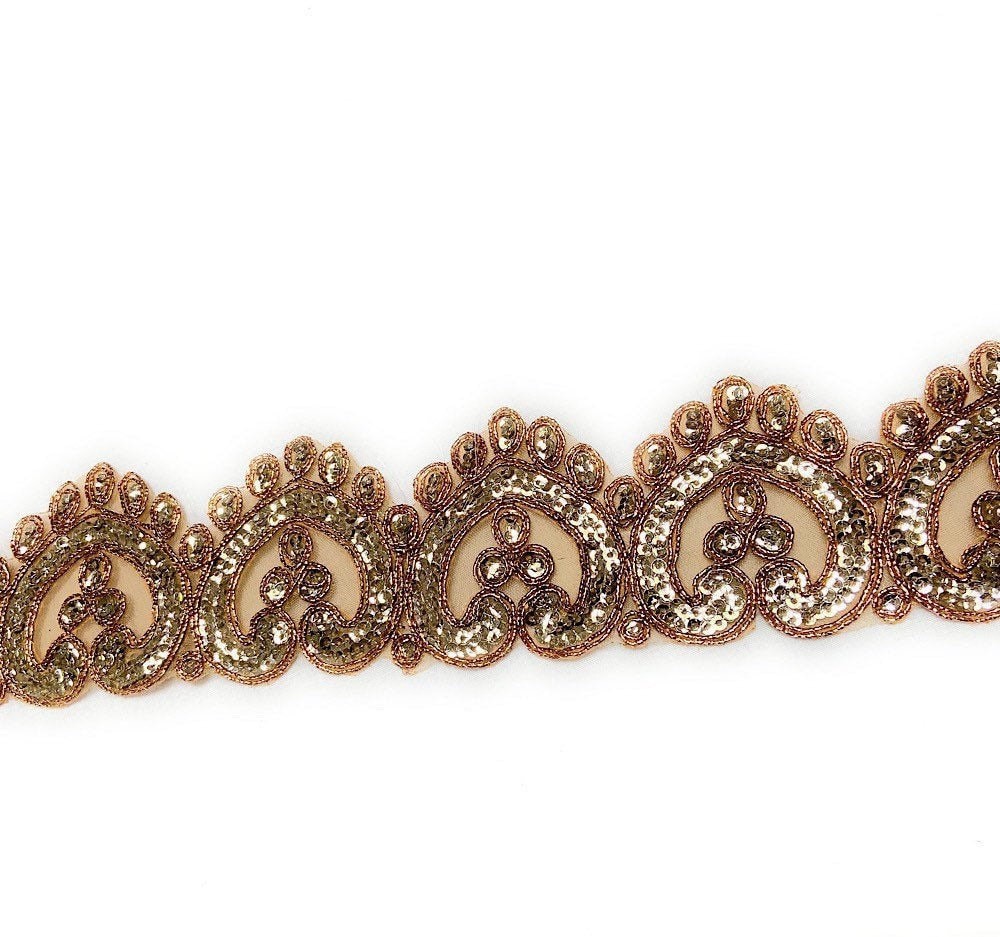 Sequin Gold Trim